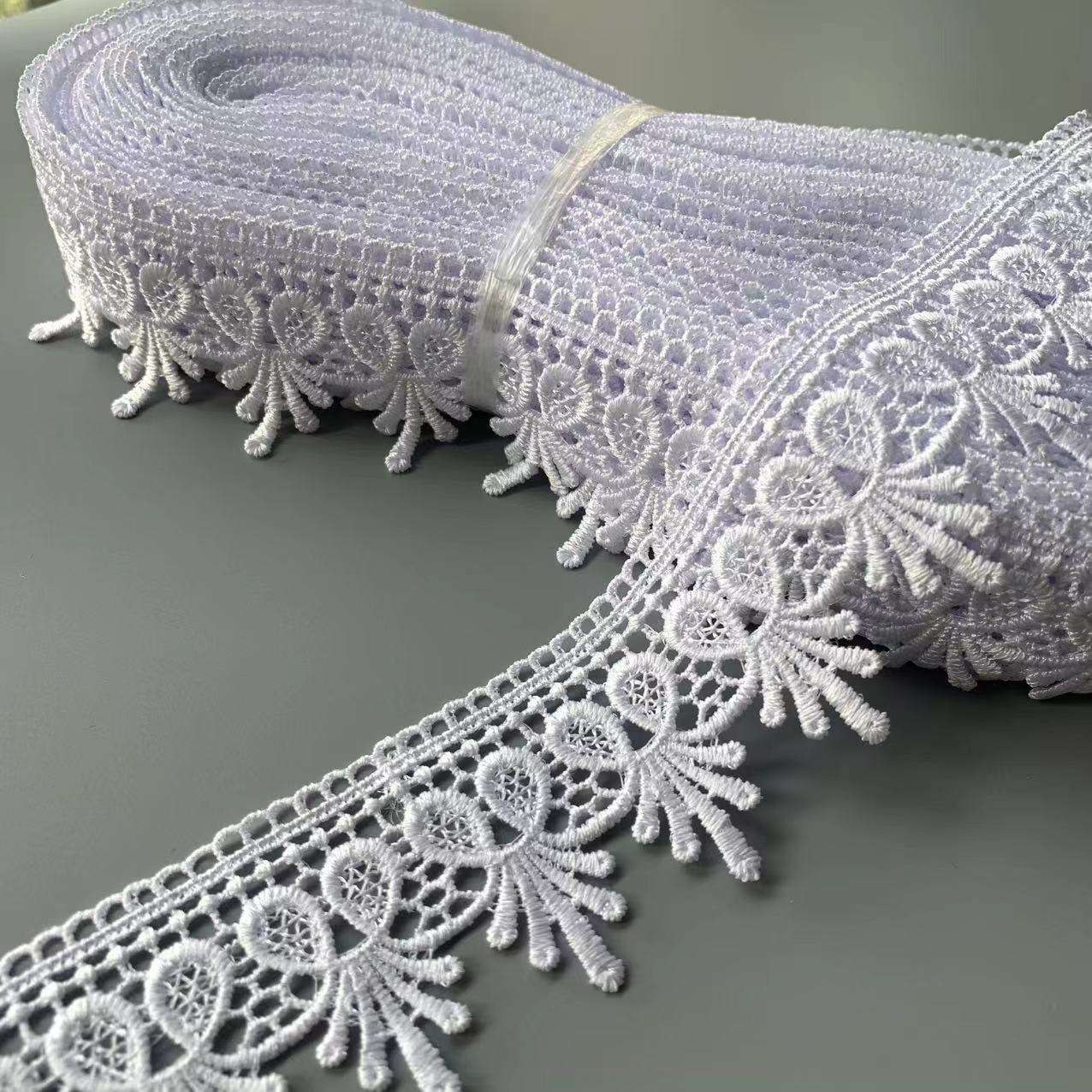 Custom Polyester Lace тар кесте кружкасы кружко кружкасы