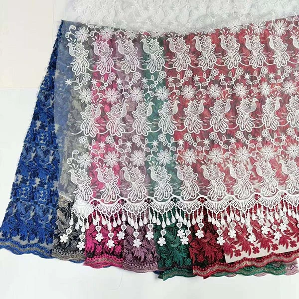 Көтерме, әдемі 3D гүлдері Моншалынған арзан тоқыма кестесі Материал.